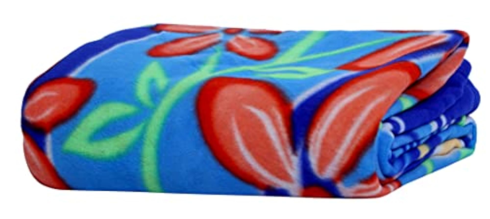 Polar Fleece Printed 250 TC Single Bed Blanket, Multicolor