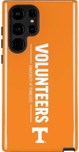 Skinit Impact Phone Case Compatible with Galaxy S24 Ultra - Officially Licensed University of Tennessee-Knoxville T Logo Vols on Gray Design
