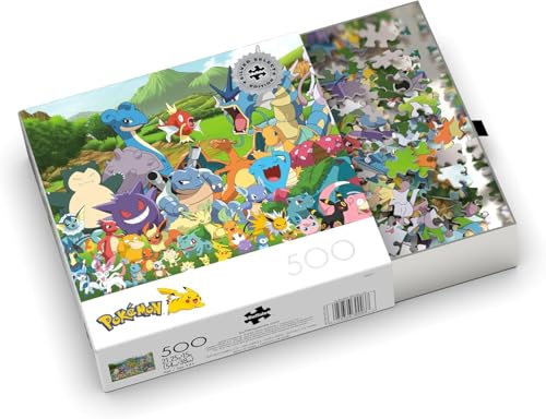 Buffalo Games - Silver Select - Pokemon - Favorites Group - 500 Piece Jigsaw Puzzle for Adults -Challenging Puzzle Perfect for Game Nights - Finished...