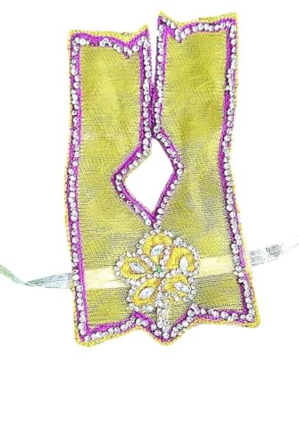 Image of Partish Laddu Gopal Heavy Janamashtmi Dress Size 1 l Ladoo Gopal Dress l Kanha Ji Poshak Size 1 2 4 5 6 (R)