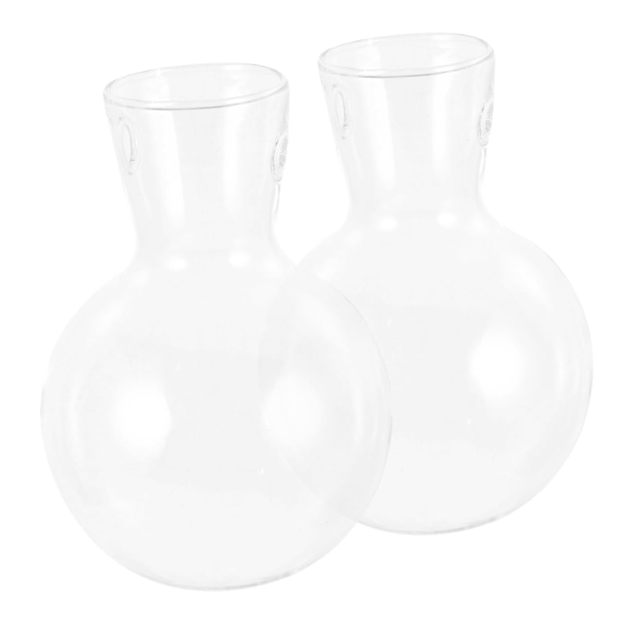 POPETPOP 6 STK Holzvase blumentopf Blumenvase Garten Vase Luftpflanzen Vase Glaswaren Wasserpflanzer Pflanzen Terrarium Terrarienpflanzen Zwiebelvase Glas mit hohem Borosilikatgehalt