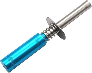 1/8 RC Car Glow Plug Igniter Starter 1/10 Nitro Engine Start Tool Support AA Batteries Power Compatible with 18 110 Scale Crawler Buggy Monster Truck Car Boat Plane Traxxas Tamiya Blue