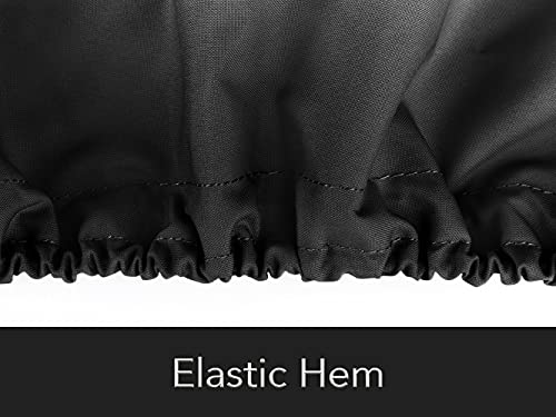 Covermates Square Firepit Cover – Water-Resistant Polyester, Mesh Ventilation, Fire Pit Covers-Black #TOP3