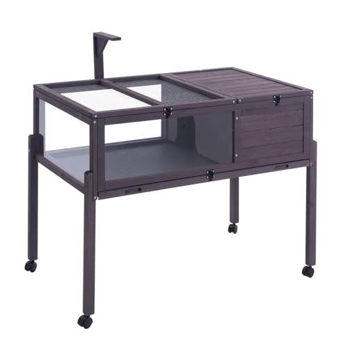 VEVOR Schildkrötengehege, Terrarium aus Holz für...