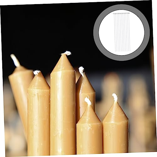 100 piezas de mechas de algodón para velas DIY miniatura 4