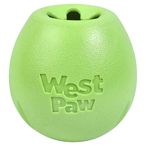 West Paw Beef Liver Freeze-Dried Raw Dog Treats, 100% Grass Fed & Zogoflex Rumbl Treat-Dispensing Dog Toy For Moderate Chewers, Fetch, Catch – Holds Kibble, Treats (Jungle Green, Large) #TOP6