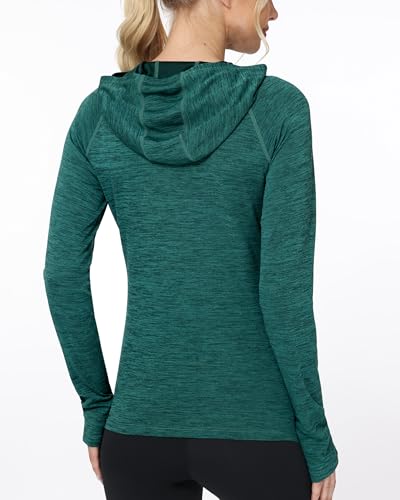 Roadbox Women's Sun Protection Hoodie UPF 50+ Long Sleeve Hiking Fishing Hooded Shirt, UV Rash Guard for Women2