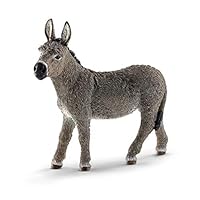 SCHLEICH 13772 Donkey Farm World Toy Figurine for children aged 3-8 Years