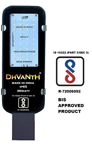 Image of DHVANTH LED 36 W Outdoor Waterproof Street Light with Osram LED, Aluminum Body, IP 65 Driver for Outdoor use. 36W Pack-6
