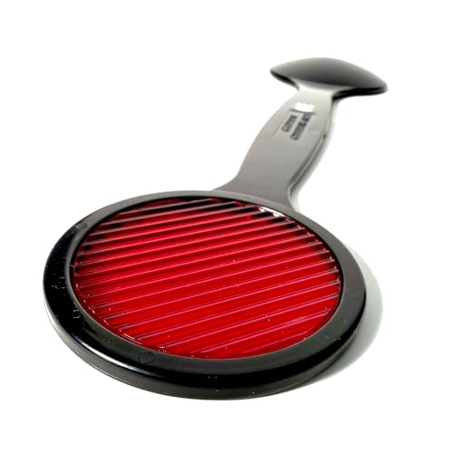 Combination Occluder, Black Occluder/Red Maddox Rod Occluder, Semi-Translucent Red Rigid Plastic