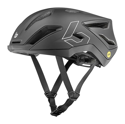 Bollé - Exo MIPS, Casques de Vélo, Noir Mat, sans Référence de Lentille, Petite Taille, pour Homme et Femme