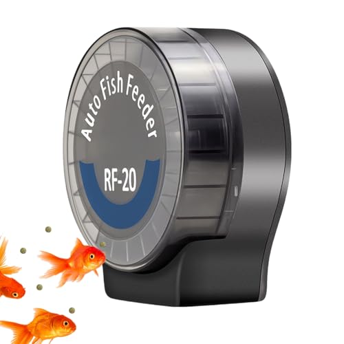 futterautomat Mit Einstellbarer 6-Stufen-Kontrolle - Automatischer Betta Futterautomat - 140ml Timer Aquarium Fütterung Für Aquarium Schildkröte