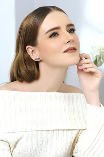 Sterling Silver Genuine or Synthetic Gemstone Small Fashion Trenty Vine Climber Crawler Cuff Earrings for Women2