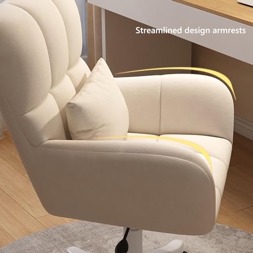 Chaise de bureau pivotante 360° ergonomique réglable avec roulettes accoudoirs et soutien lombaire - 7