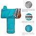 Harrison Howard Premium Western Saddle Cover Fender Protection with Unique Fleece Lining to Avoid Unnecessary Wear/Tear Perfect for Travelling-Teal