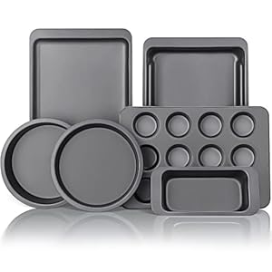 Nonstick Baking Pans Set 6 Pieces – HONGBAKE...
