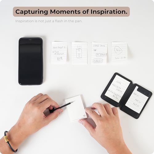 Magnetic Notebook Notepad Card Holder, Compatible with iPhone 16 Series and Other Phones with Three Types of Notepad/Magnetic Invisible Pen.2