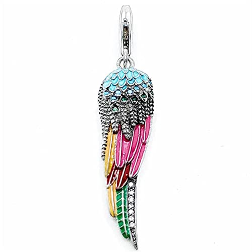 Bijoux pour femmes : chaîne à maillons et pendentif breloque en argent sterling