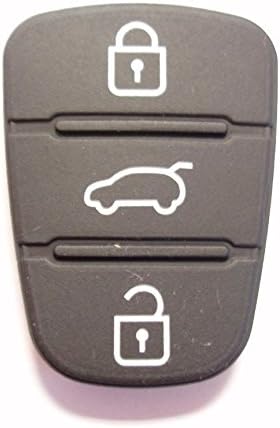 Replacement 3 Button Rubber Pad for Hyundai I10 I20 I30 Hyundai Flip Key 2pcs/lot
