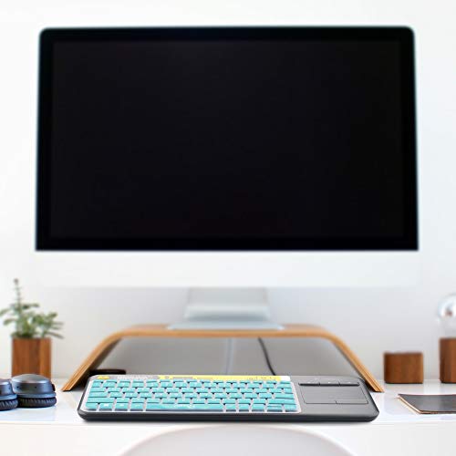 Protector de Teclado de Silicona Compatible Logitech K400 Plus miniatura 6