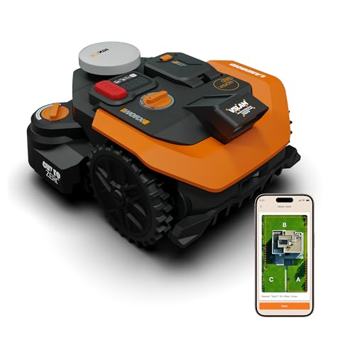 WORX Landroid Vision Cloud WR308E 2WD Mähroboter ohne Begrenzungskabel für 800 m...