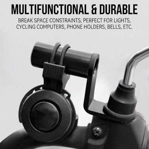 Extensor de Manillar para BMW R 1200 RS 2015-2018 en Aluminio Negro de Alta Resistencia 3