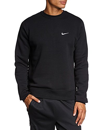 Nike New Men's Club Crew-Swoosh Shirt Black/White X-Large3