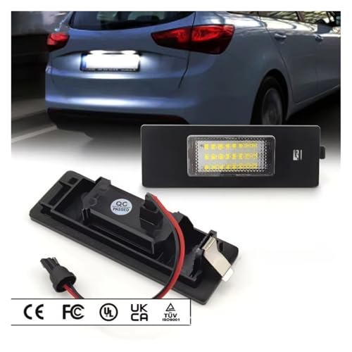 Lámpara matrícula LED para BMW M6 E81 E87 E63 E64 E85 E86 F12 bombilla coche 3