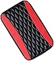Ajxn 1 PC Car Center Console Cover, 12.59x7.48In Leather Armrest Cover Center Console Pad, Waterproof Car Armrest Seat Box Cover, Car Interior Accessories for Most Vehicle, SUV, Truck, Car (Red)