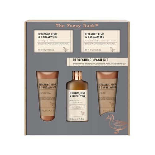 Baylis & Harding Bergamot, Hemp & Sandalwood Refreshing Wash Kit Gift Set - Vegan Friendly (Pack of 1) - Image 3