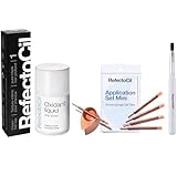 RefectoCil Black (#1) Hair Tinting Kit Includes Cream Hair Dye + Application Set & Mixing Dish