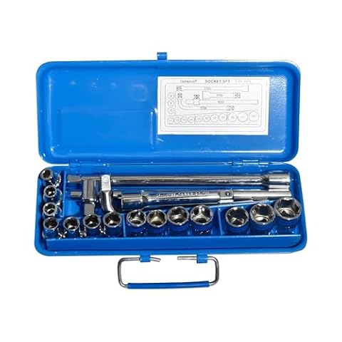 Taparia S23 HXL 1/2-Inch Drive 18-Piece Socket Set