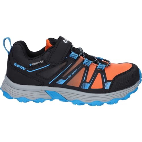 Tenis Unisex niños HI-Tec Scrappy Low WP para explorar la naturaleza sin mojarse 6