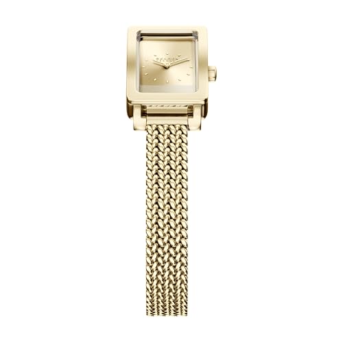 Image of Skagen Hagen Lille Rectangular Stainless Steel Watch for Women