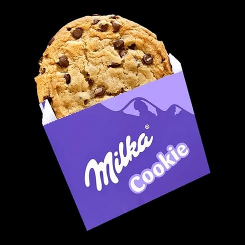 milk.and.cookies.no9　Vinci Per Noi XL Milka XL Cookies Nut, Alpine Milk Chocolate, Large Size Cookies