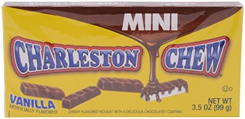 Charleston Chew - Chocolate Coated Chewy Nougat Bar, Old Fashioned Chocolate Candy - 3.5 Oz, Vanilla