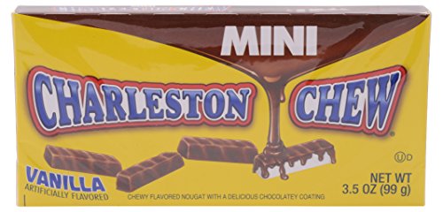 Charleston Chew - Chocolate Coated Chewy Nougat Bar, Old Fashioned Chocolate Candy - 3.5 Oz, Vanilla #TOP1