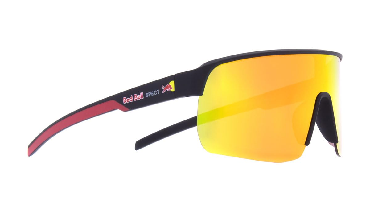 Red Bull Spect Eyewear Dakota, Occhiali Unisex-Adulto, Rubber Black, Medium