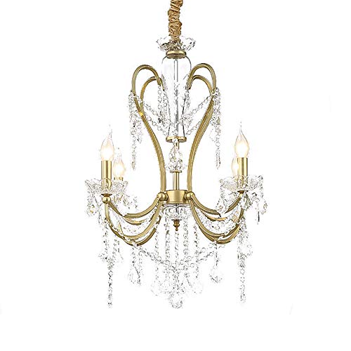 Lustre en cristal de style bougie ancienne pour créer une ambiance chaleureuse dans votre salon