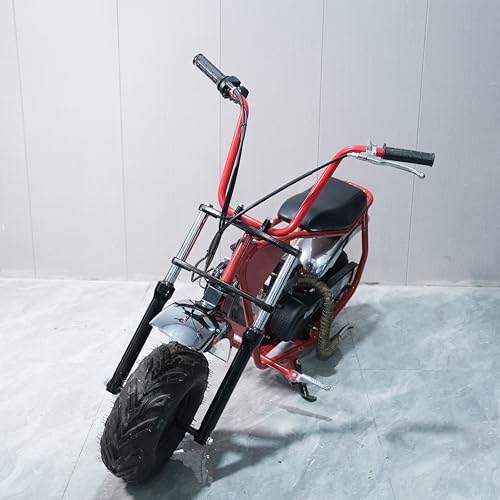 Image of JMCHstore Red 13'' Ape Hangers 7 /8'' Mini Bike Handlebars for Coleman B200R CT200U Motovox MBX10 Mega moto MMB80 Trailmaster MB200 100cc 200cc Mini Bike Parts