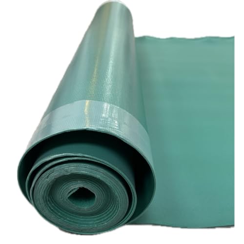 2mm Green Underlay for Laminate Flooring – Acoustic Sound & Heat Insulation – Damp Proof Membrane & Vapour Barrier – LVT, Hardwood & Engineered Wood Compatible – Easy to Install Roll