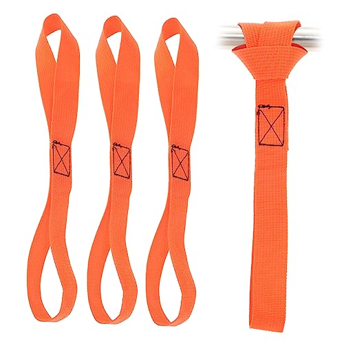 Zerodeko 1set Heavy Duty Tie Down Straps for Motorcycles Scooters Lawn Equipment Durable Cargo Loop Straps Compact Lightweight Versatile for Luggage and Cargo Organization Random Color 4pcs