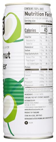 Image of 365 by Whole Foods Market, Coconut Water, 100% Pulp-Free, 17.6 Fl Oz