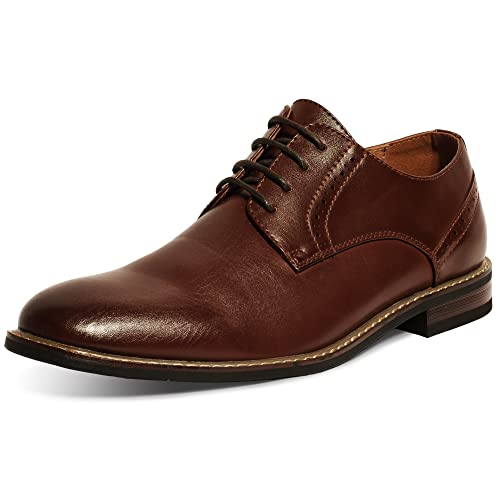 Zapatos de vestir Oxford con puntera cómoda y diseño flexible para hombre