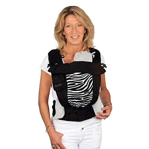Bondolino Plus babydrager inclusief bindinstructies, slim fit zebra. - Image 3