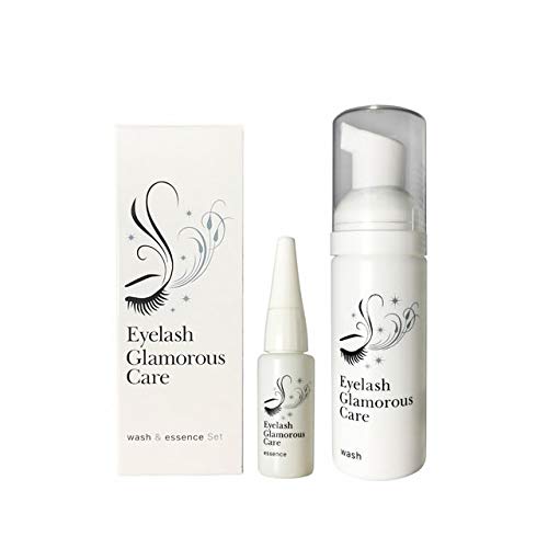 日本ケミコス株式会社 アイラッシュ グラマラスケア ウォッシュ 50ml & エッセンス 10ml 美容液 セット +エッセンス