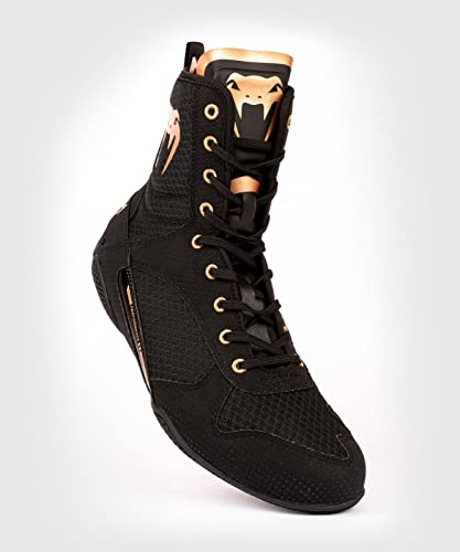 Venum Elite Boxing Shoes Black/Bronze - 10
