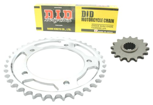 D.I.D Standard - Kit de cadena (HD) para Yamaha DT 125 R/RE (modelos 1991-2006)