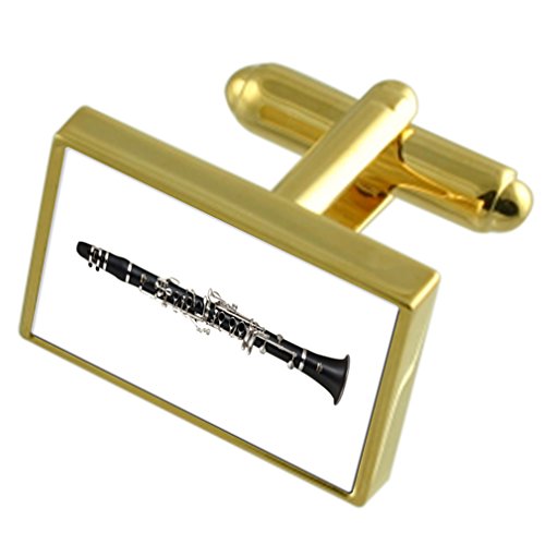 Clarinete Regalo Original para Músicos Set de Gemelos Personalizables