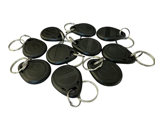 YARONGTECH rfid regravável etiqueta de escrita keyfobs 125 KHz azul vermelho amarelo em branco T5577 chip de etiqueta hotel token pack de 10